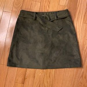 Faux Suede skirt